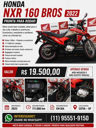 HONDA NXR 160 BROS ESDD HONDA NXR 160 BROS ESDD